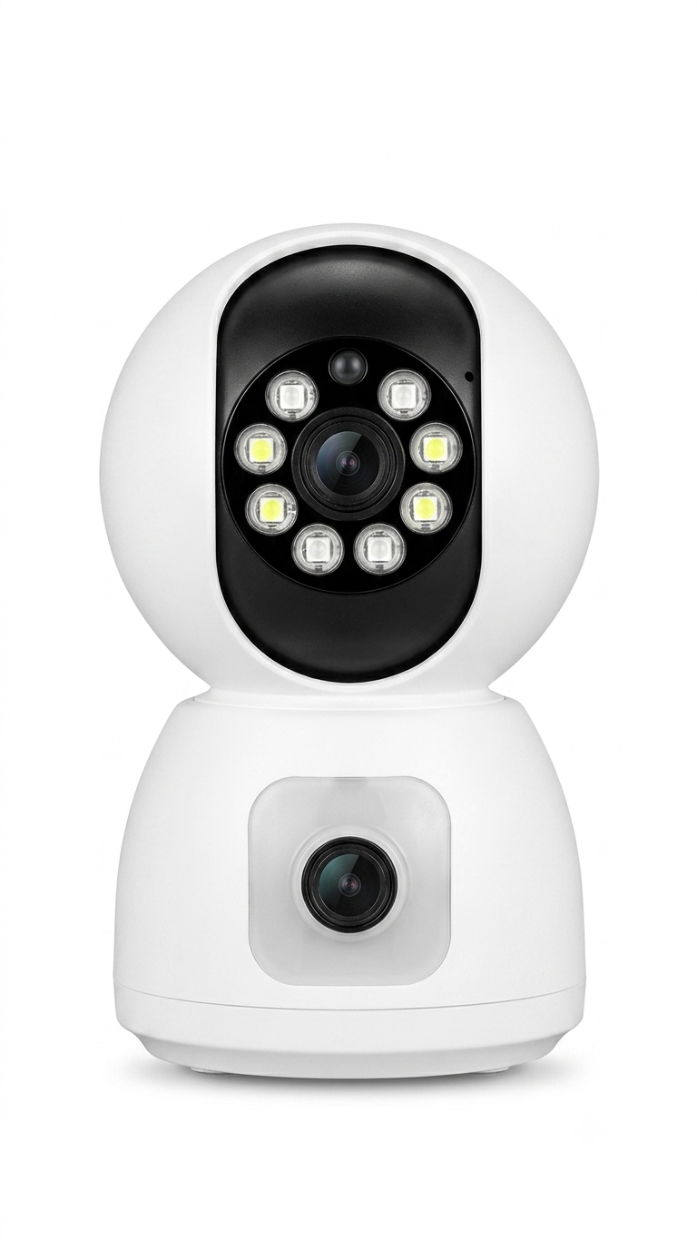 SOLTEC PRO Z6 — ADVANCED DUAL-LENS 8MP WiFi PTZ SECURITY CAMERA
