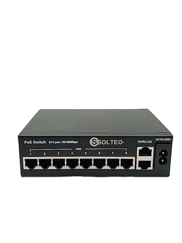 Soltec Pro ST-PO8-H1 – 8-Port PoE Switch