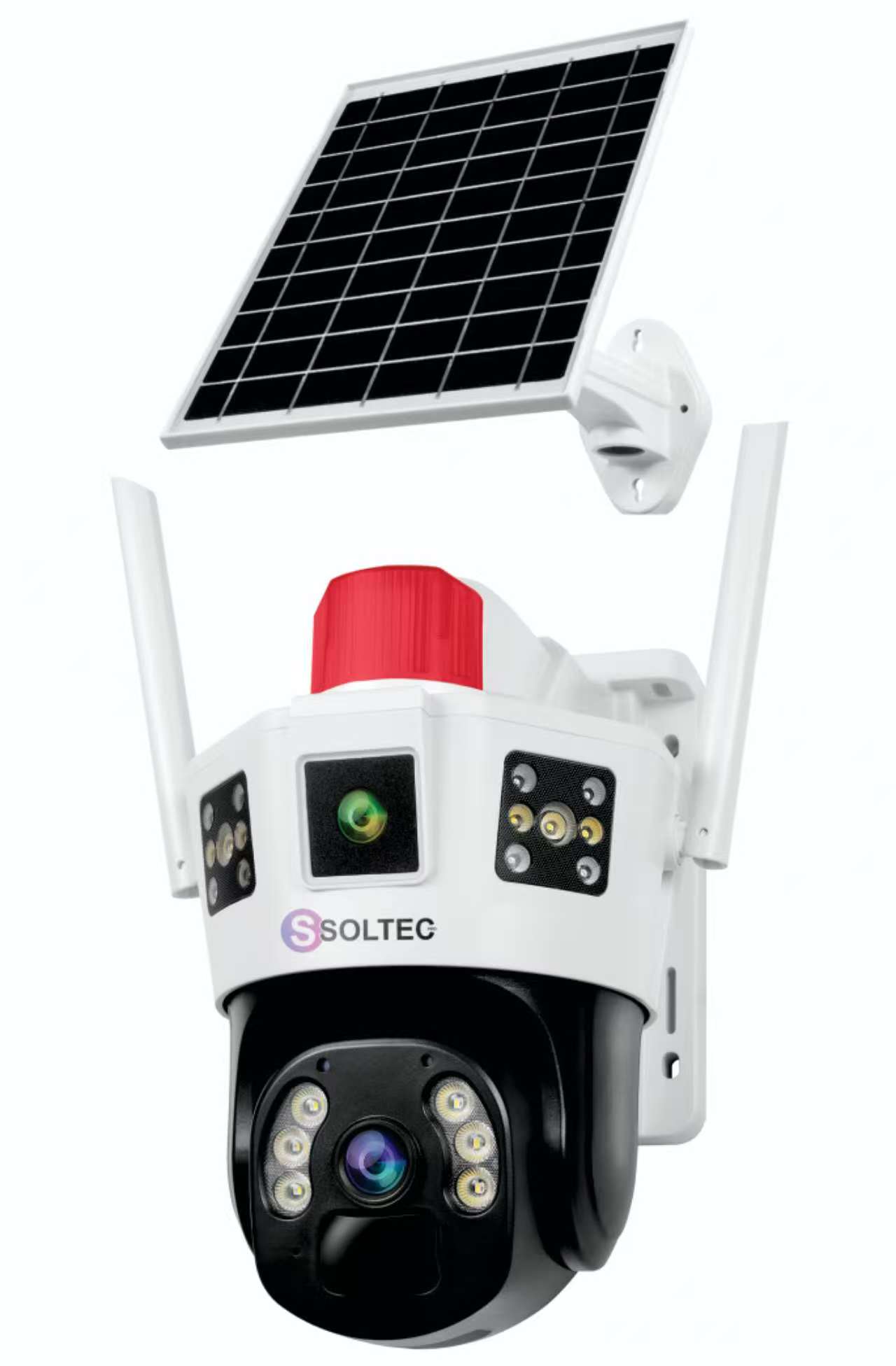 Soltec Pro UH64 — Smart three screens  4G Solar Security Camera