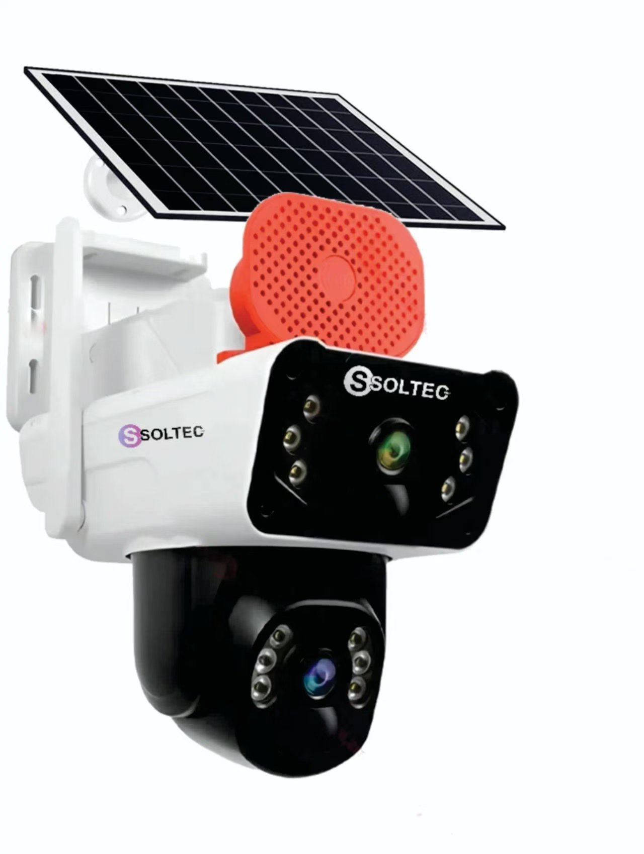 Soltec Pro SM75 — Advanced  three screens 4G Solar Security Camera